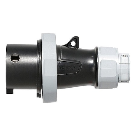 Pin & Sleeve Plug, 30 A, 600V AC, Three Phase, 3 Pole, IEC Grounding, Black, NEMA 3R, 4X, 6P, 12 MPN:430P5WLEV