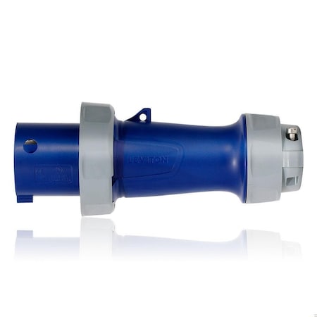 Pin & Sleeve Plug, 100/125 A, 120/208V AC, Three Phase, 4 Pole, IEC Grounding, Blue MPN:5100P9WLEV
