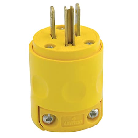 Straight Blade Plug, 5-15P, 15 A, 125V AC, 2 Pole, Screw Terminals, Grounded MPN:515PV