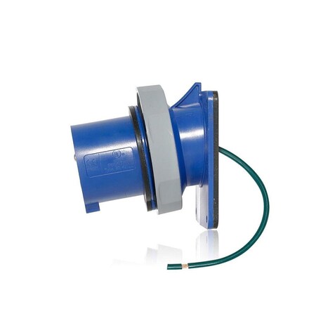 Pin & Sleeve Inlet, 20 A, 120/208V AC, Three Phase, 4 Pole, Screw Terminals Wire Connection Type MPN:520B9WLEV