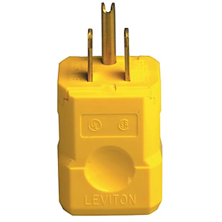 Straight Blade Plug, 5-15P, 15 A, 125V AC, 2 Pole, Screw Terminals, Grounded MPN:5256-VY