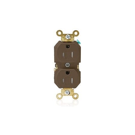 Straight Blade Receptacle, 5-15R, 15 A, 125V AC, Flush Mount, Self-Grounded MPN:5262-SG