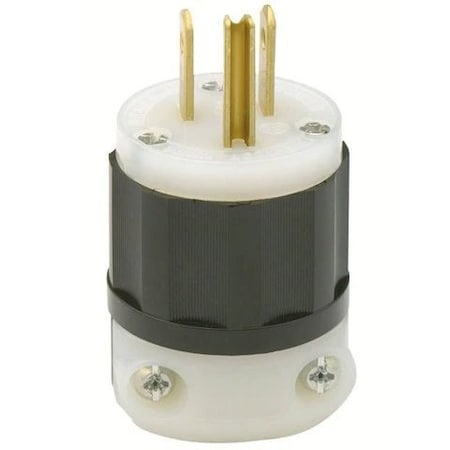 Straight Blade Plug, 5-15P, 15 A, 125V AC, 2 Pole, Screw Terminals, Grounded MPN:5266-CG