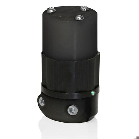 Straight Blade Connector, 5-15R, 15 A, 125V AC, 2 Pole, 3 Wire, Screw Terminals, Black MPN:5269-PLB