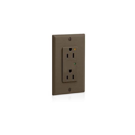 Straight Blade Receptacle, 5-15R, 15 A, 125V AC, Flush Mount, Isolated Ground MPN:5280-IG
