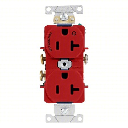 PlugsandRcptcls, 20A, 125VAC, Rd, Nylon, PK1 MPN:5362-S1R