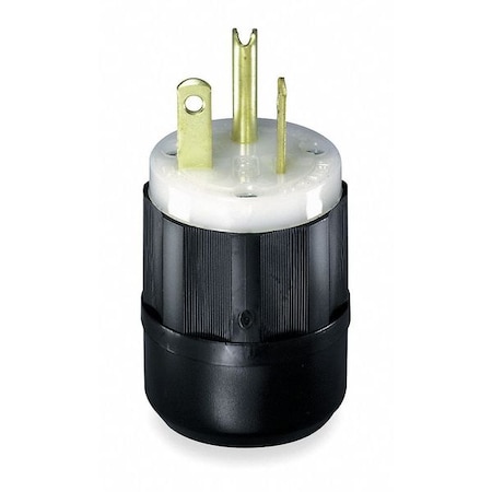Straight Blade Plug, 5-20P, 20 A, 125V AC, 2 Pole, Screw Terminals, Grounded MPN:5366-C
