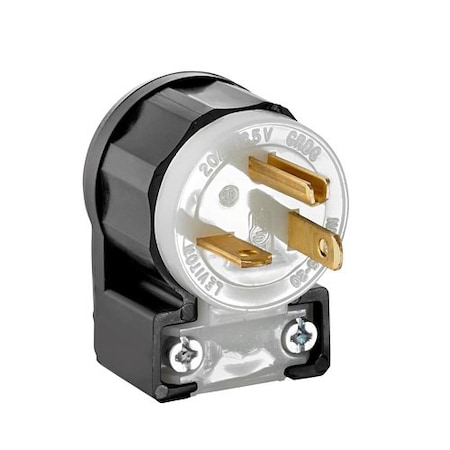 Straight Blade Plug, 5-20P, 20 A, 125V AC, 2 Pole, Screw Terminals, Grounded MPN:5366-CA