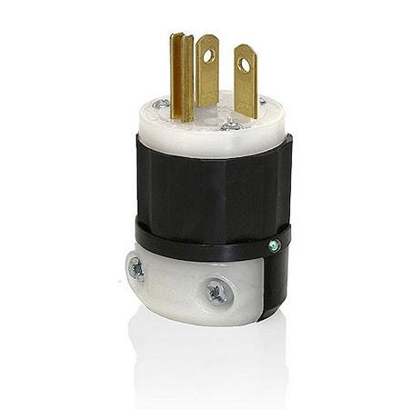 Straight Blade Plug, 5-20P, 20 A, 125V AC, 2 Pole, Screw Terminals, Grounded MPN:5366-PLC