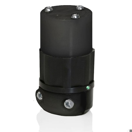 Straight Blade Connector, 5-20R, 20 A, 125V AC, 2 Pole, 3 Wire, Screw Terminals, Black MPN:5369-PLB