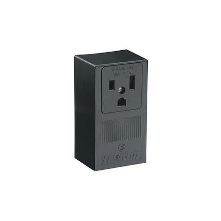 Straight Blade Receptacle, 6-50R, 50 A, 250V AC, 2 Pole, 3 Wire, Surface Mount, Isolated Ground MPN:5378-P00