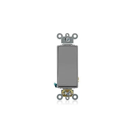 Wall Switch, 2 hp, Rocker, 20 A, Gray MPN:5621-2GY