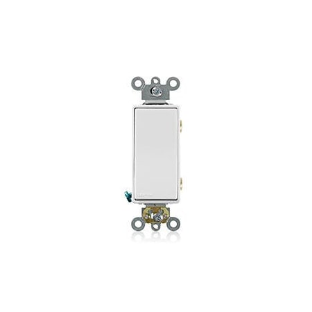 Wall Switch, 2 hp, Rocker, 20 A, White MPN:5622-2W