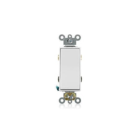 Wall Switch, 2 hp, Rocker, 20 A, White MPN:5624-2W