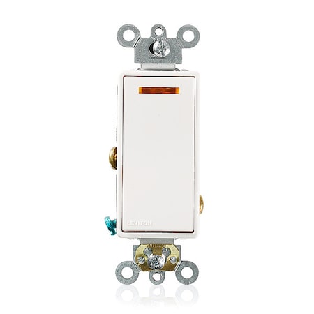 Wall Switch, 1 hp, Rocker, 20 A, White MPN:5631-2W