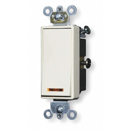 Illminatd Wall Swtch, 3-Way, 20A, Ivry, 120V MPN:5633-2I