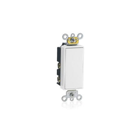 Wall Switch, 2 hp, Rocker, 15 A, White MPN:5657-2W