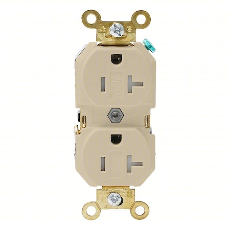 PlugsandReceptacles, 15A, 250VAC, Brn, Nylon MPN:5661