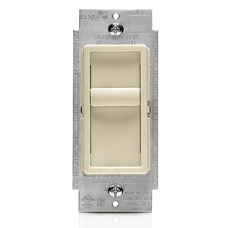Dimmer, 1-Pole, 120VAC, Light Almond MPN:6672-1LT