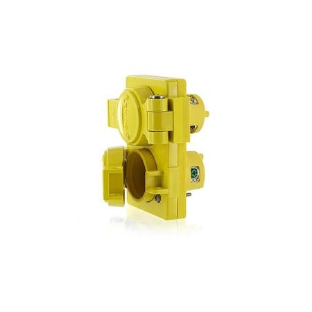 Watertight Straight Blade Receptacle, 1-15R, 15 A, 125V AC, Flush Mount, Grounded MPN:80W04-D