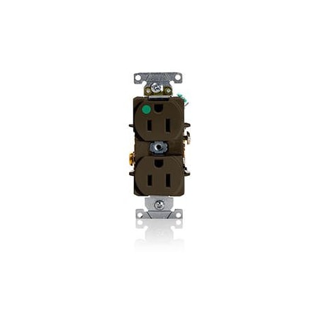 Electrical Receptacles Br Rec Dup Hg Nrw Rohs 2P3W 15A125V MPN:8200-H