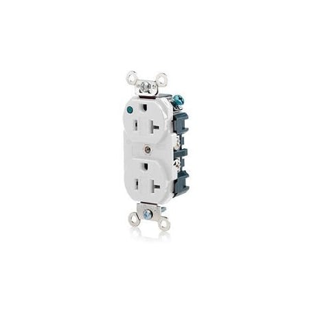 Electrical Receptacles 5-20R Power Ind Hg Recep White MPN:8300-PLW