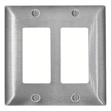 Wall Plate, Duplex Outlet, Aluminum MPN:83004