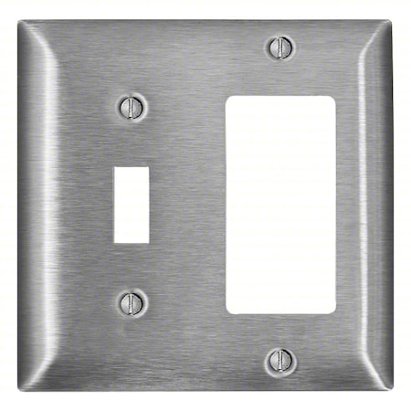 Wall Plate, Duplex Outlet, Aluminum MPN:83016