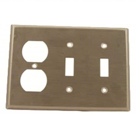 Wall Plate, Decorator-Rocker, Aluminum MPN:83409