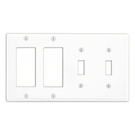 Wall Plate, Combination, Stainless Steel MPN:84005