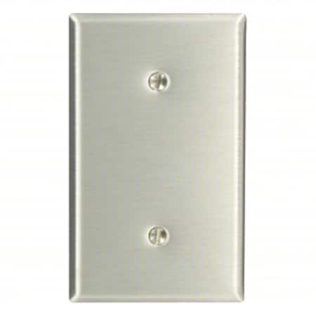 Wall Plate, Blank, Stainless Steel MPN:84019