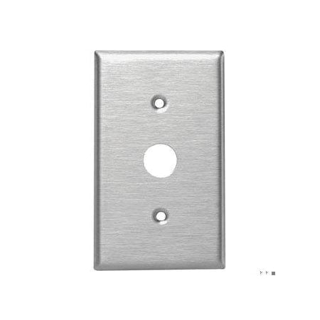 Switch Wall Plate, Number of Gangs: 1 Stainless Steel, Silver MPN:84071-40