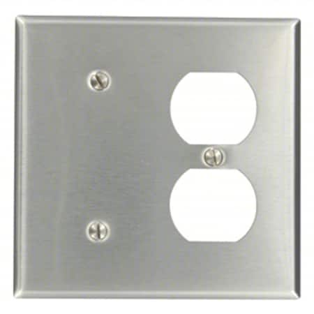 WallPlate, DuplexOutlet, StainlessSteel MPN:84103