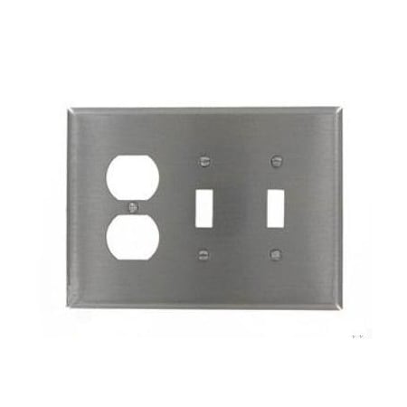 Decora 2-Toggle 1-Duplex WP OS 302SS MPN:84121-40