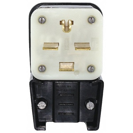 Straight Blade Plug, 15-30P, 30 A, 250V AC, 3 Pole, Screw Terminals, Grounded MPN:8432-P