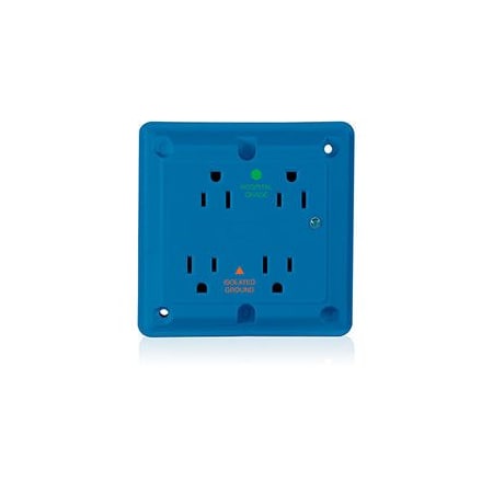 Straight Blade Receptacle, 5-15R, 15 A, 125V AC, Isolated Ground MPN:8480-IGB