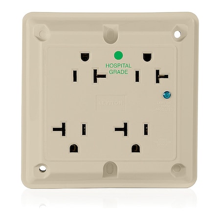 GFCI Receptacle, 5-20R, 20 A, 2 Pole, 3 Wire, Grounded MPN:8490-I