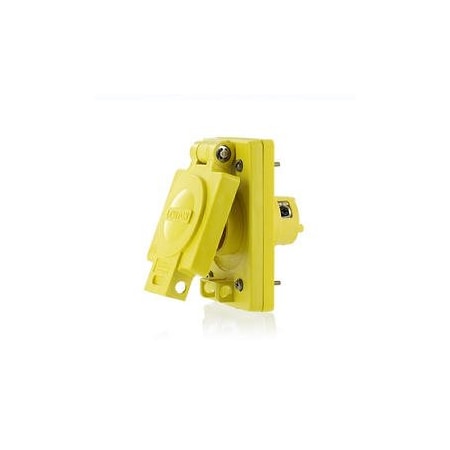 Straight Blade Receptacle, 5-15R, 15 A, 125V AC, 2 Pole, 3 Wire, Surface Mount, Grounded MPN:90W47-S