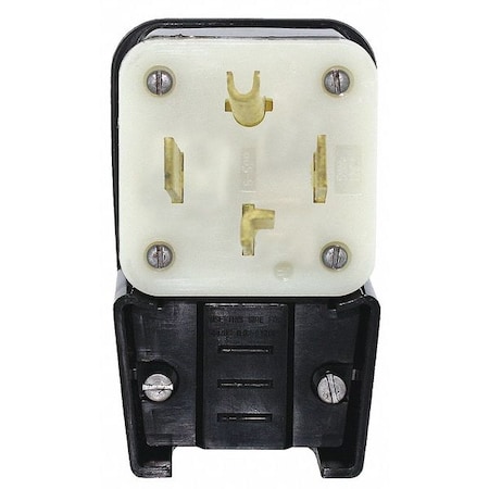 Straight Blade Plug, 14-30P, 30 A, 125/250V AC, 3 Pole, Screw Terminals, Grounded MPN:9432-P