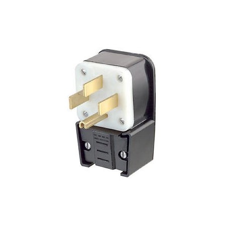 Straight Blade Plug, 14-50P, 50 A, 125/250V AC, 3 Pole, Screw Terminals, Grounded MPN:9452-P