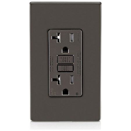Straight Blade Receptacle, 5-20R, 20 A, 125V AC, 2 Pole, 3 Wire, Flush Mount, Self-Grounded MPN:AFTR2
