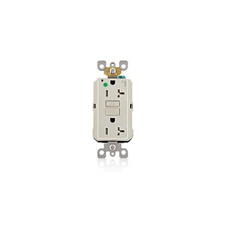Duplex Straight Blade Receptacle, 5-20R, 20 A, 125V AC, 2 Pole, 3 Wire, Flush Mount, Grounded MPN:AFTR2-HGT