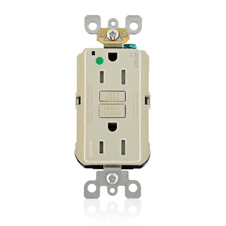 Receptacle, 15 A, 125V AC, Ivory MPN:AGTR1-HGI