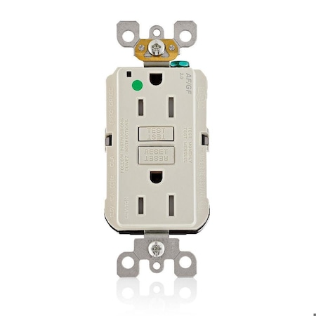 Receptacle, 15 A, 125V AC, Almond MPN:AGTR1-HGT