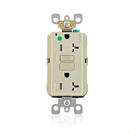 Receptacle, 20 A, 125V AC, Ivory MPN:AGTR2-HGI