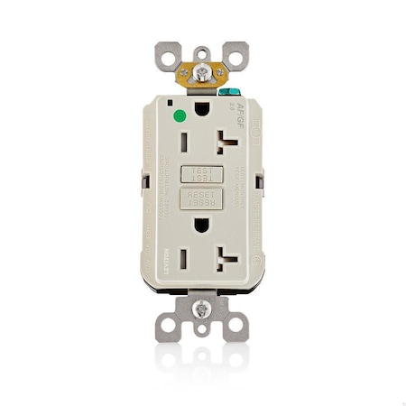 Receptacle, 20 A, 125V AC, Almond MPN:AGTR2-HGT