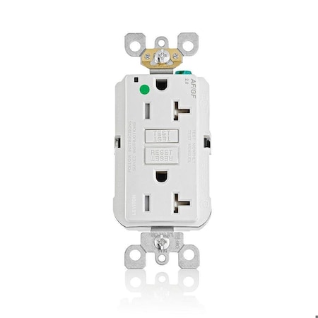 Receptacle, 20 A, 125V AC, White MPN:AGTR2-HGW