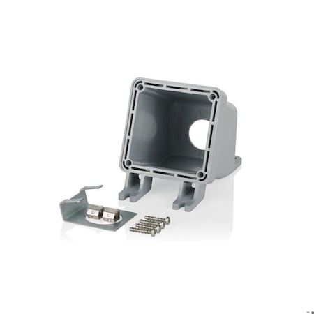 Pin & Sleeve Receptacle, 20 or 30 A, Gray, NEMA 12, 4X MPN:BX230LEV