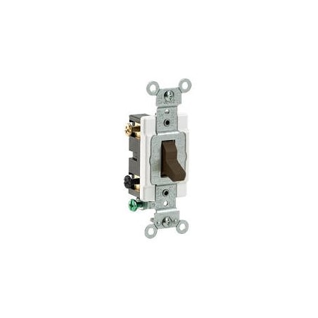 Wall Switch, 2 hp, Toggle, 20 A, Brown MPN:CS220-2