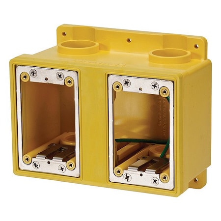 2-Gang WETGUARD FD BOX MPN:FDBX2-YL
